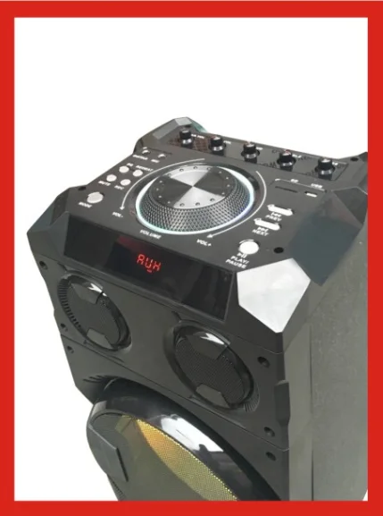 Altavoz recargable activo UF-1032-DT con micrófono inalámbrico