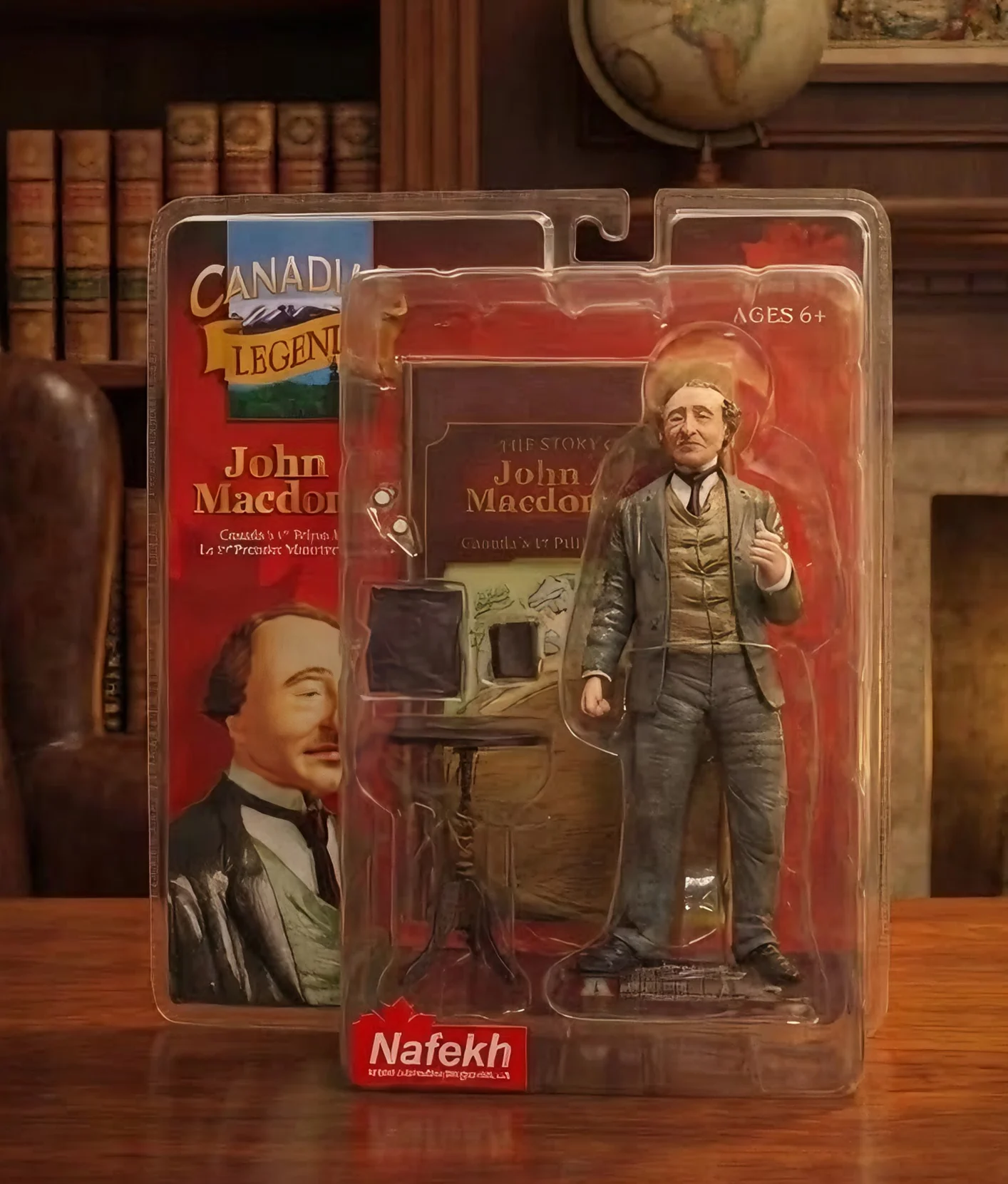 

Nafekh 2002 Canadian Legends, John A. Macdonald Collector Figure Canada’s 1st PM RARE Action figures