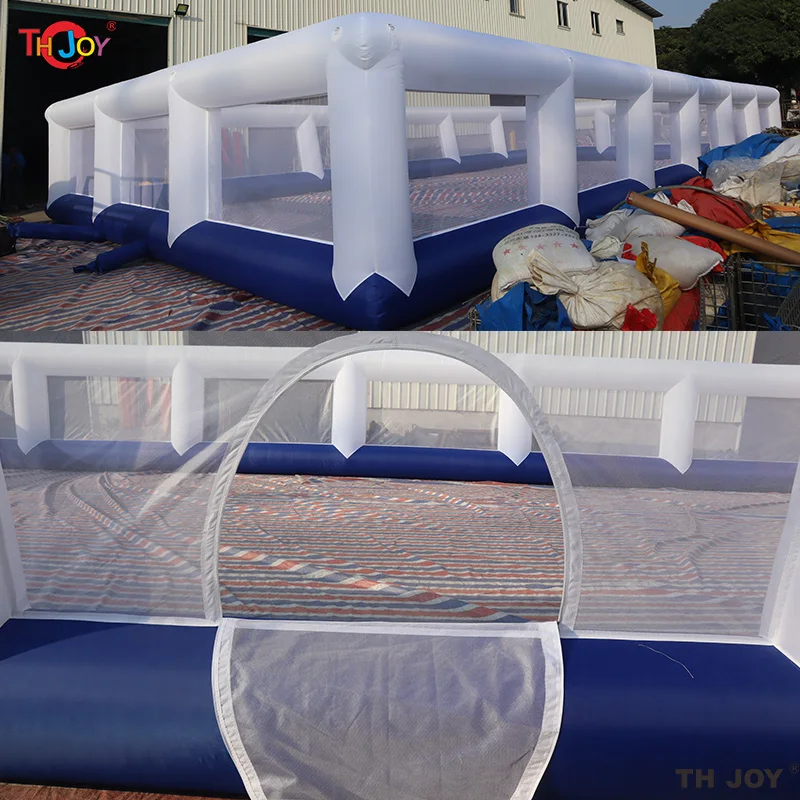 20x10m Giant Inflatable Football Pitch Blow Up Soccer Football Field Arena for Sale