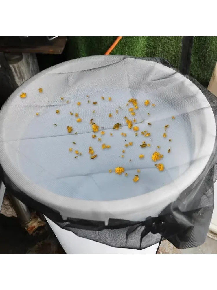 Rain Barrel Netting Screen Rainwater Tank Lid Net Water Collector Mesh Cover Garden Water Bucket Covers Insect Filter Protector