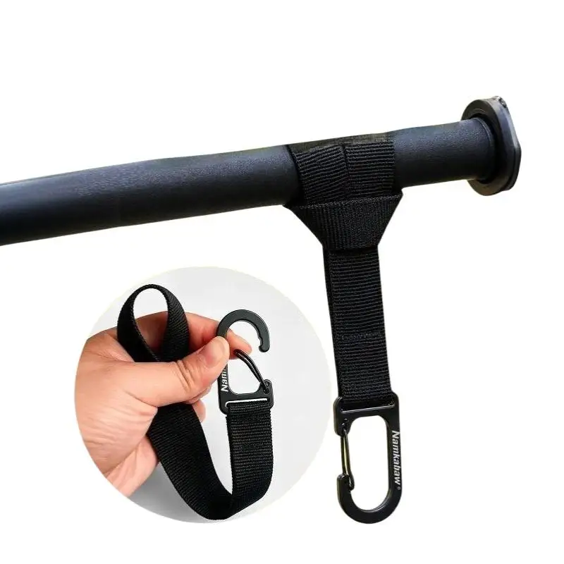 Multifunktionaler Karabinerhaken mit Federmechanismus, EDC-Schnellverschluss, zum Aufhängen von Gegenständen, für E-Bikes, zum Basteln, für Rucksäcke, Schlüsselanhänger und Campingausrüstung. – Detail 10