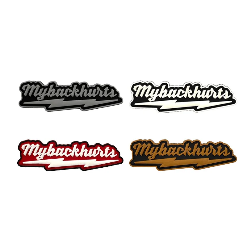 1 Piece 9.8*2.8 CM Rubber PVC Morale Tactical Badge Hook and Loop Patch for Clothing Bag DIY Decoration Cartoon Badge