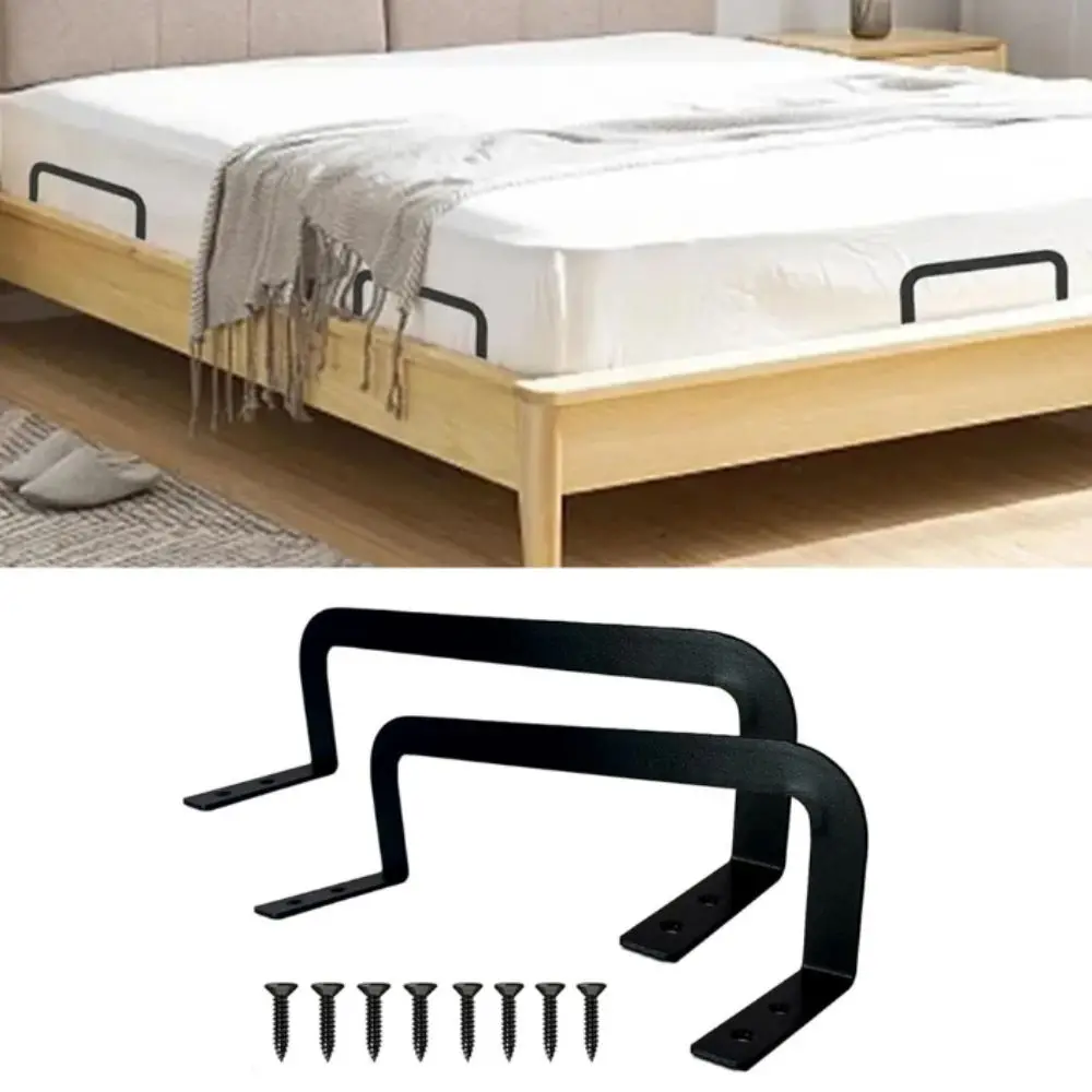 Adjustable Mattress Retainer Bar Anti Slip Durable Slide Stopper with Screw Fixing Bracket Mattress Stopper Wooden Bed Frame