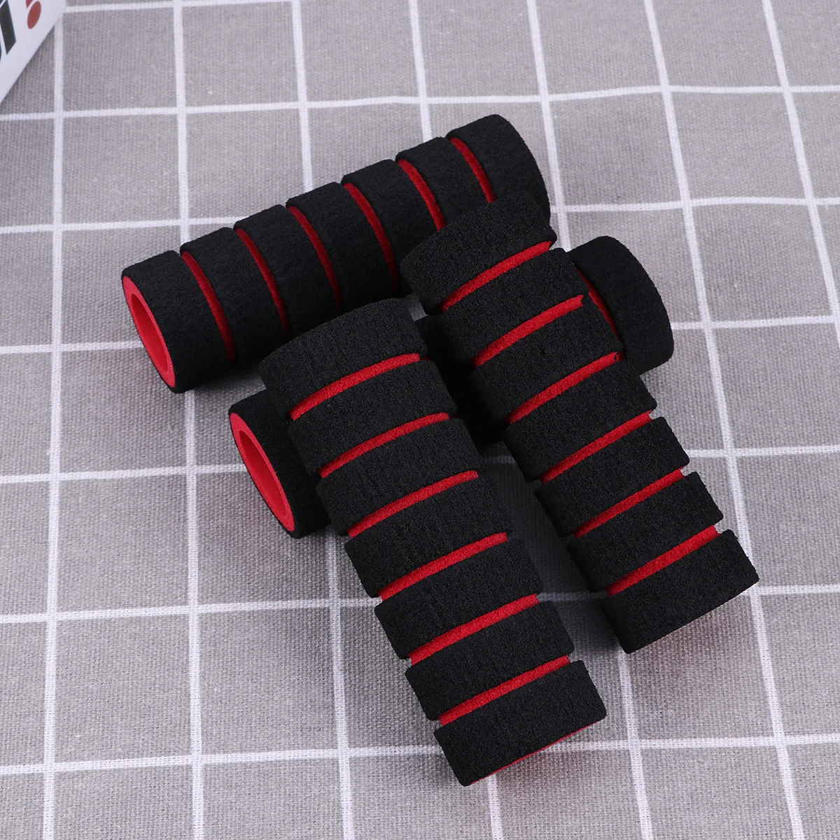 

2Pair Sponge Handlebar Grips Non-Slip Ergonomic Cover for Bike Racing Motorcycle Absorption Comfort Offroad Grip