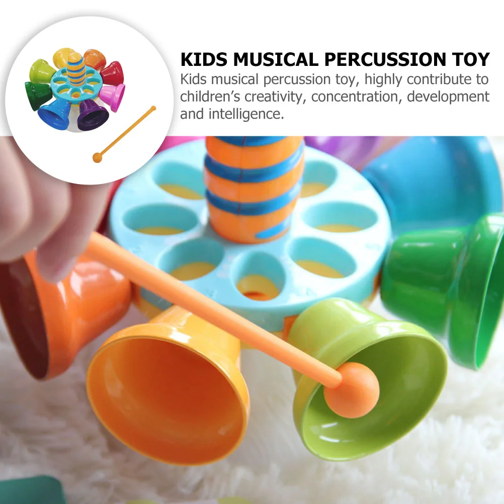 Rotating Bell Instrument Musical Enlightenment Toy Children’s Toys Kid Percussion Twerking Education Rhythm