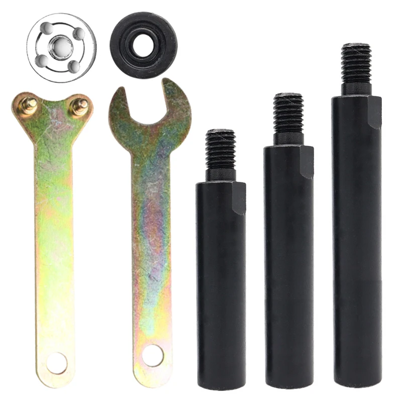 

M10 M14 Удлинитель угловой шлифовальной машины для полировки, адаптер для шлифовального соединения, аксессуары для угловой шлифовальной машины, детали электроинструмента