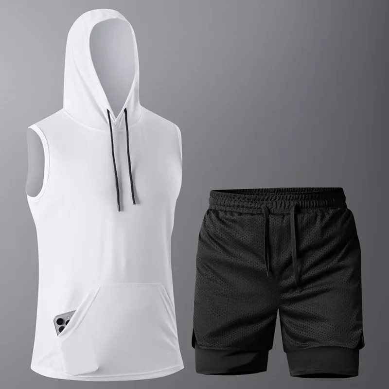 

Летний комплект T2503: Новинка! Майка, жилет и шорты. Спортивный, дышащий, для бега и повседневной носки. Модный женский комплект.