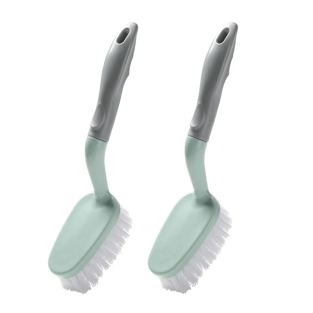 2 uds cepillo de suelo limpieza de bañera accesorios de baño cerdas duras Material Premium limpiadores domésticos compactos y duraderos