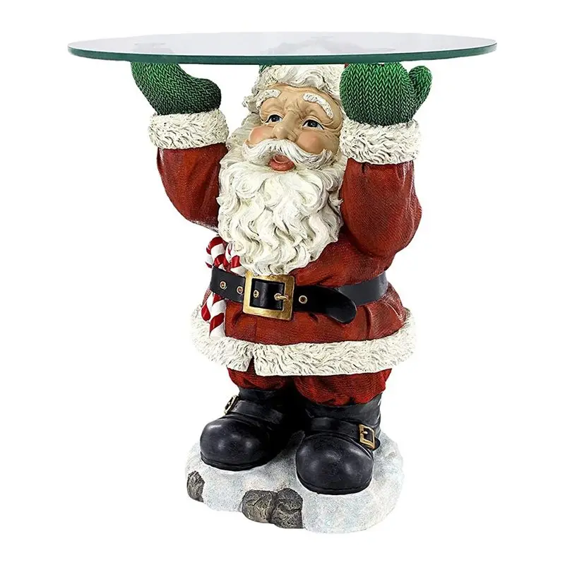 Hot Trend-Christmas Santa Clau Snack Tray Rack Fun Christmas Party Decorations Easy To Use