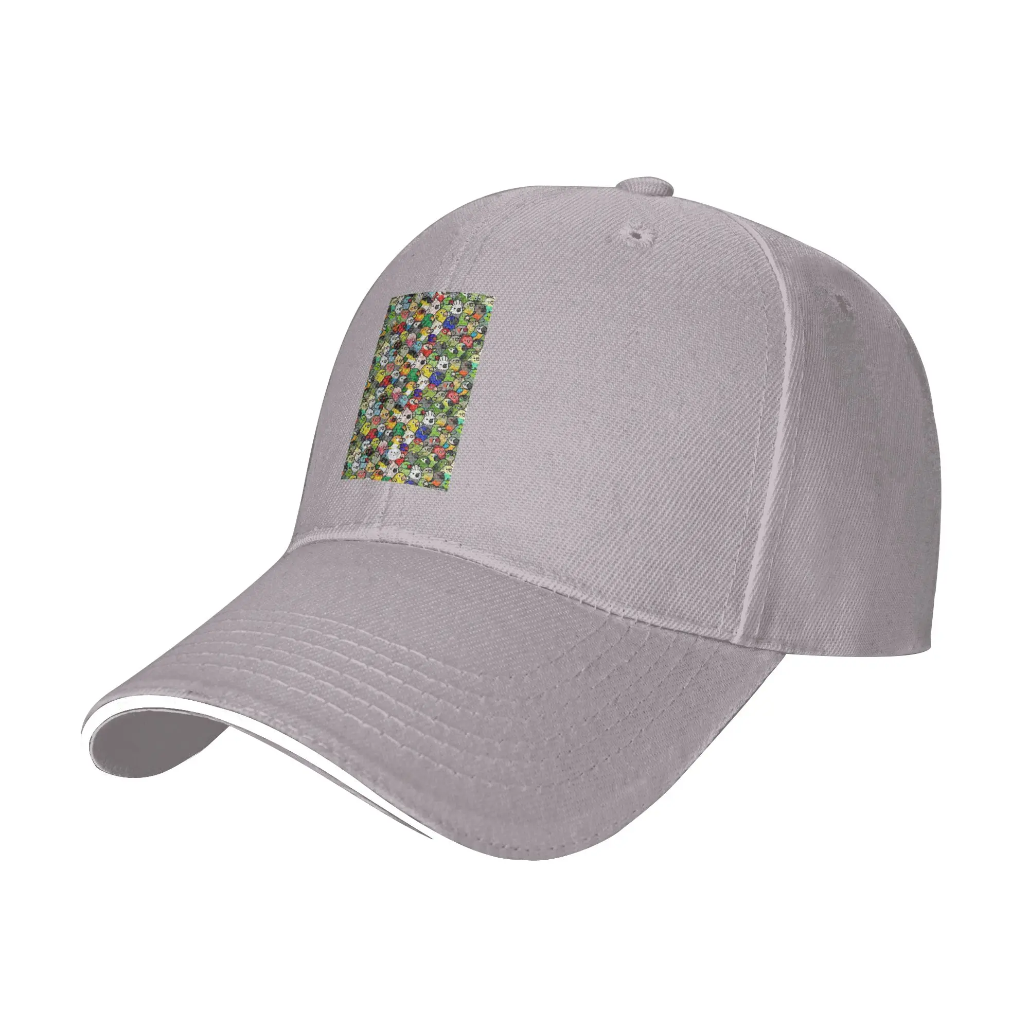 Birds Cockatiel Budgie Parrot   Cap Fashion Casual Baseball Caps Adjustable Hat Hip Hop Summer Unisex Baseball Hats Customizable