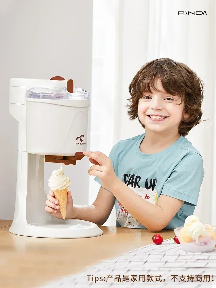 Household ice cream machine small fully automatic new style cone machine ice cream machine children's homemade ice cream
