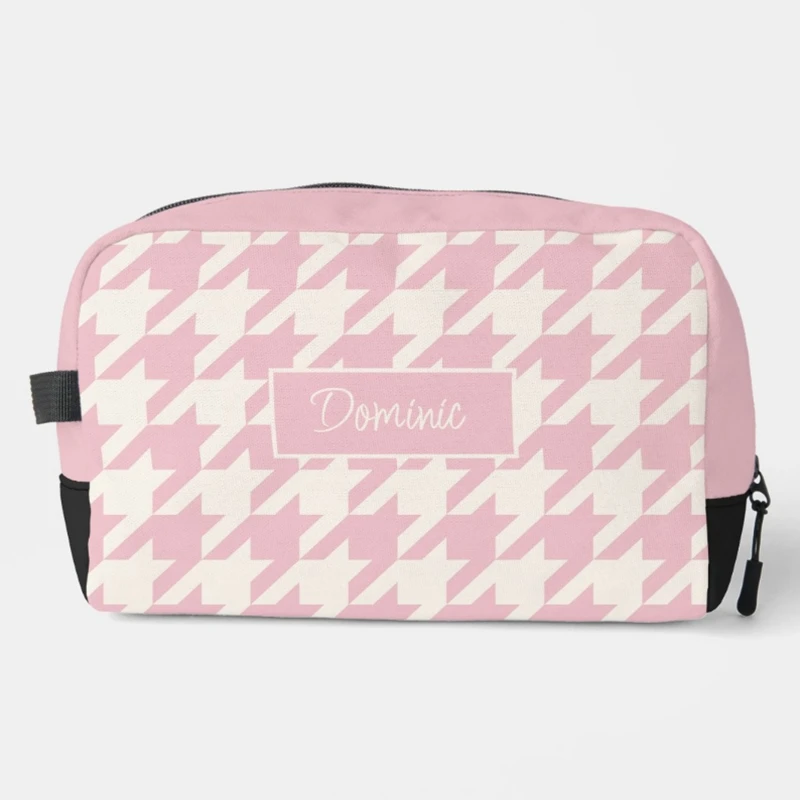 

Canvas Printing With Customizable Letters Fashion And Convenient Makeup Bag, Travel Storage Bag,large Capacity Toilet Bag,