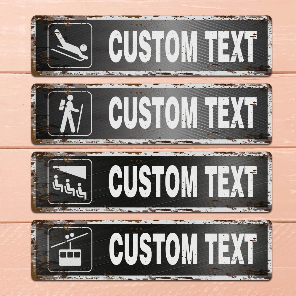 

1pc diy How to get around sign Personalized Text Tin Wall Signs Metal Wall Plaque For Kids Rooms Diy Home Decoration