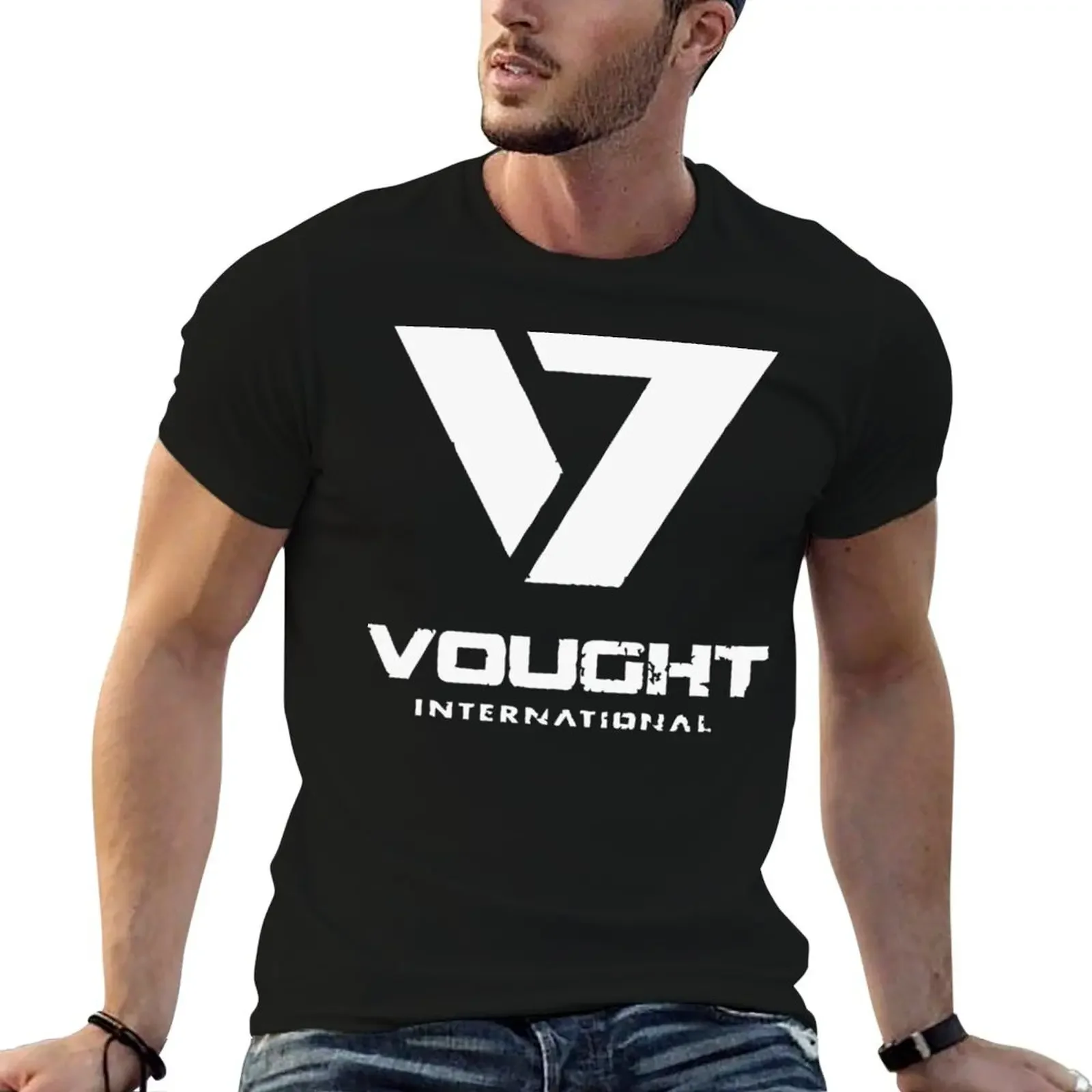 BEST SELLER International Vought Logo Merchandise T-Shirt customs Blouse graphic t shirt vintage black t-shirts for men