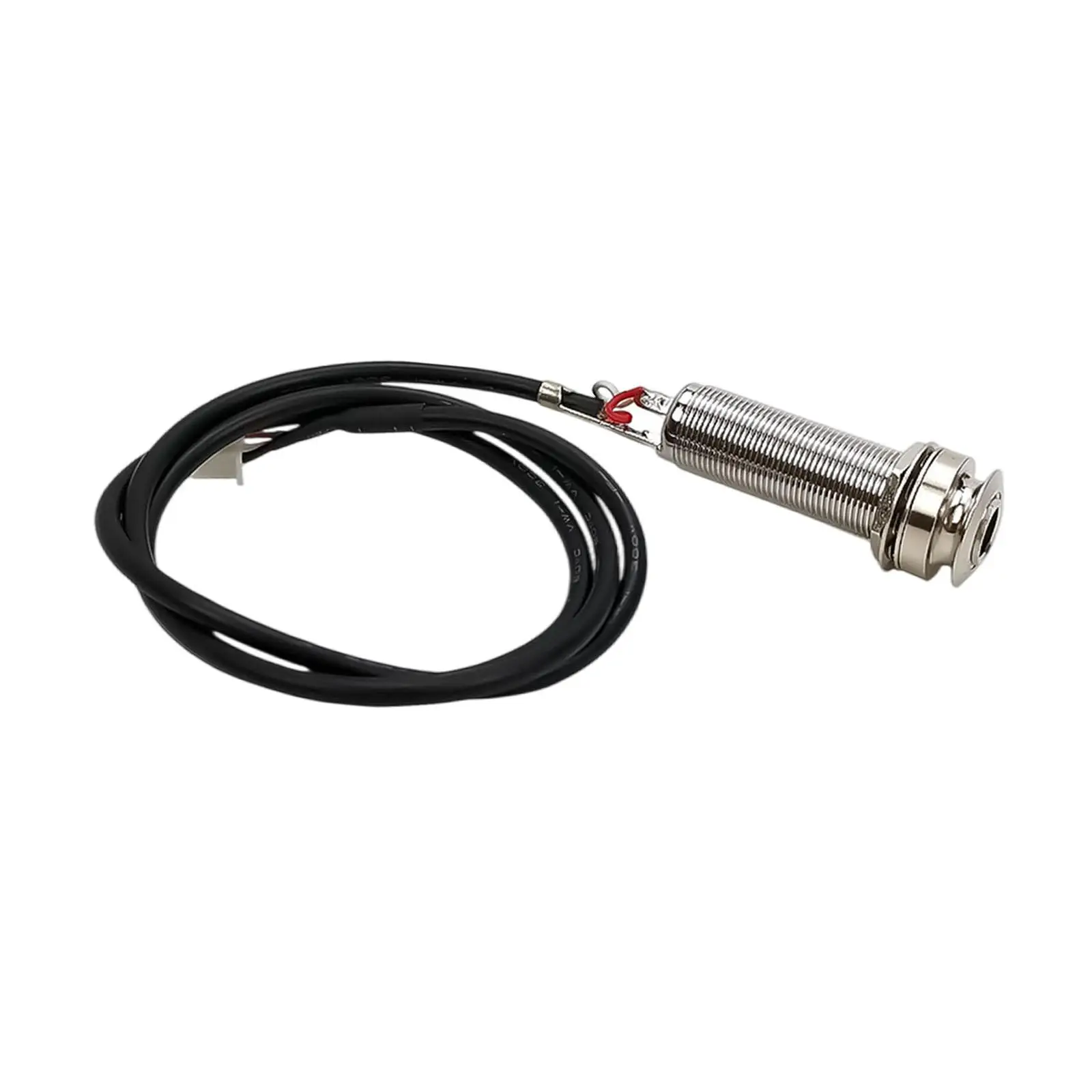 ,Acoustic Electric Guitar Mono Endpin Output Jack Wire Strap Button Jack Bass Endpin Output Connection Cable