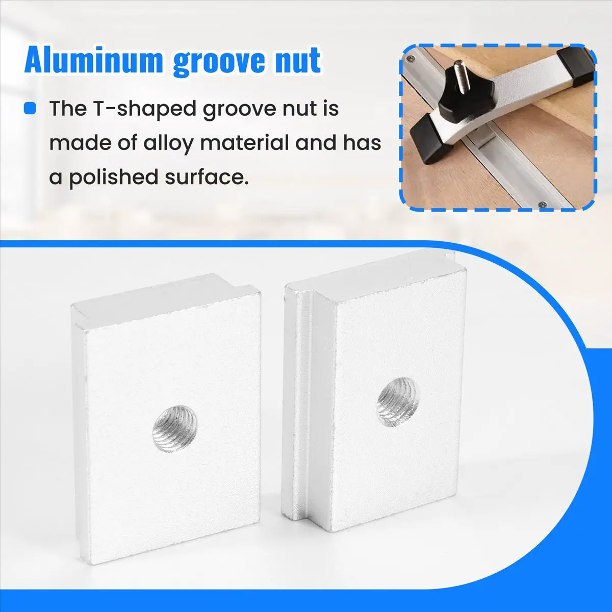 Abjs 6 Pcs T-Slot N…