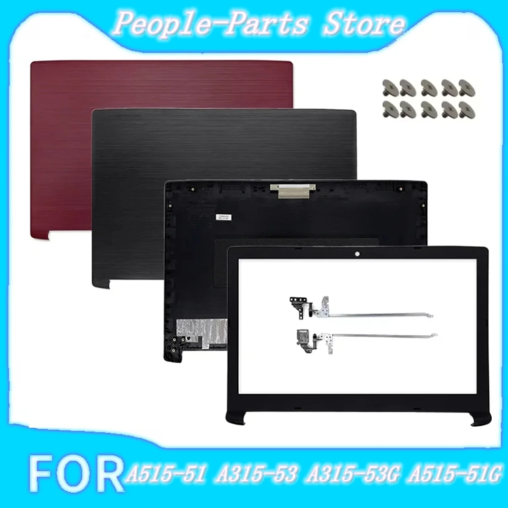 

New For Aspire A515-51 A315-41 A315-53 A315-53G A515-51G Laptop LCD Back Cover/LCD Hinges/Front Bezel Color Black AM28Z000100