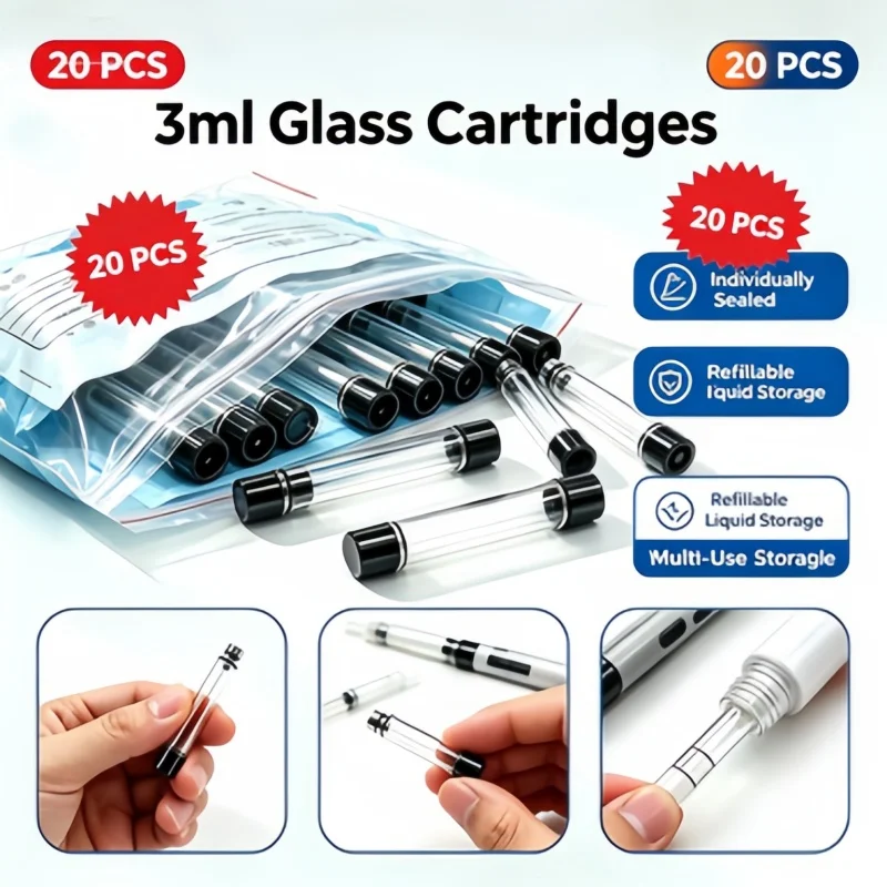 20-pecas-de-cartuchos-de-vidro-recarregaveis-de-3ml-embalados-individualmente-compativeis-com-caneta-de-insulina-e-armazenamento-de-liquidos-cosmeticos-atacado