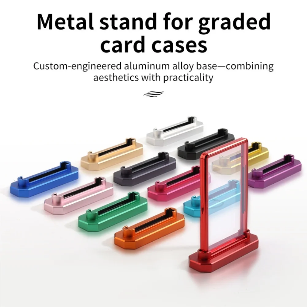 support-metallique-incline-pour-cartes-gradees-psa35pt-presentoir-colore-pour-carte-de-collection-base-de-presentation-de-bureau-accessoires-pour-exposition-de-cartes