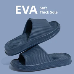 New Men  Foot Massage Slippers Women Flip Flops Summer Beach Sandals Soft Platform Shoes Casual Home Bathroom Non Slip Slides