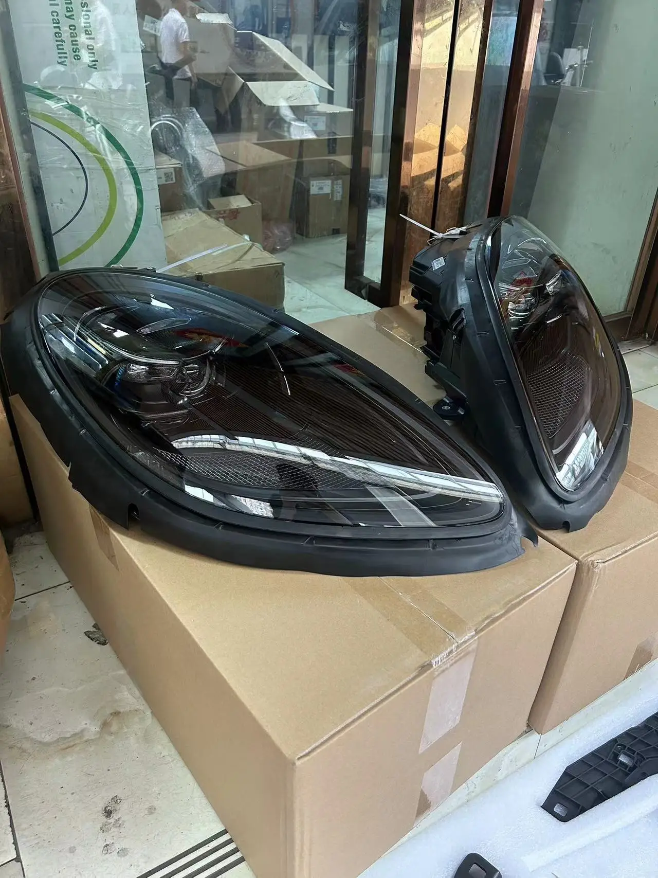 LED-Scheinwerfer für Porsche Macan 95B 2014–2020, Upgrade 2023, Matrix-Scheinwerfer mit hochwertigem Plug-and-Play