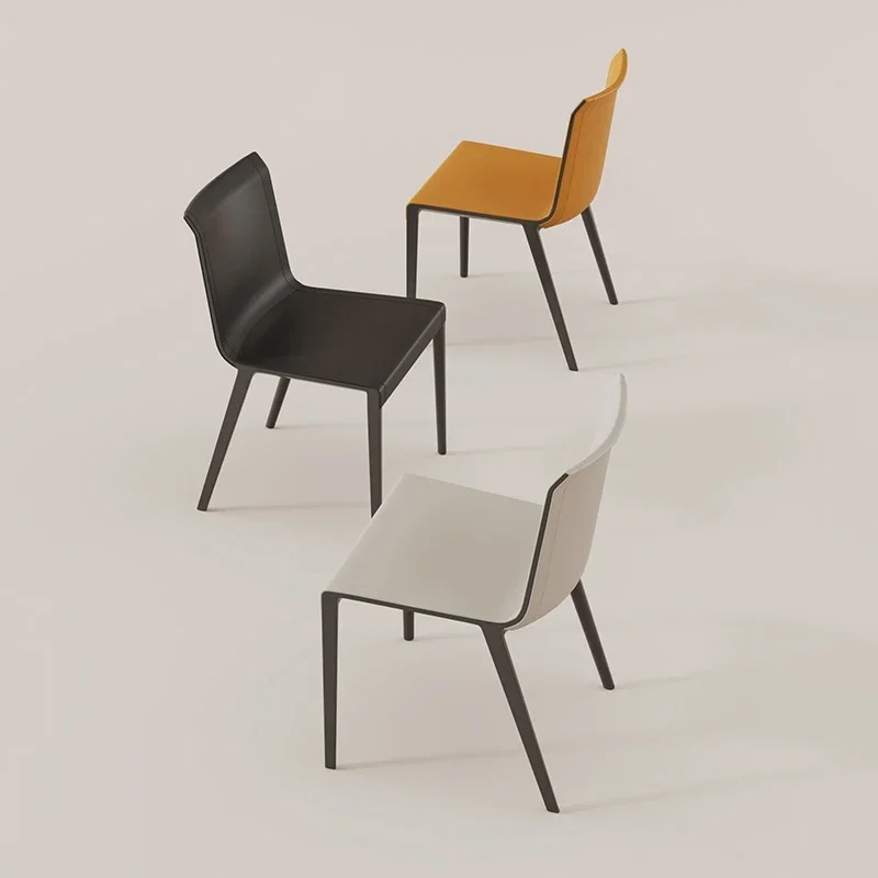 

Medieval Simple Modern Designer Sillas Plegables Premium Tea #L Dining Chair Italian Minimalist Light Luxury Premium Chairs