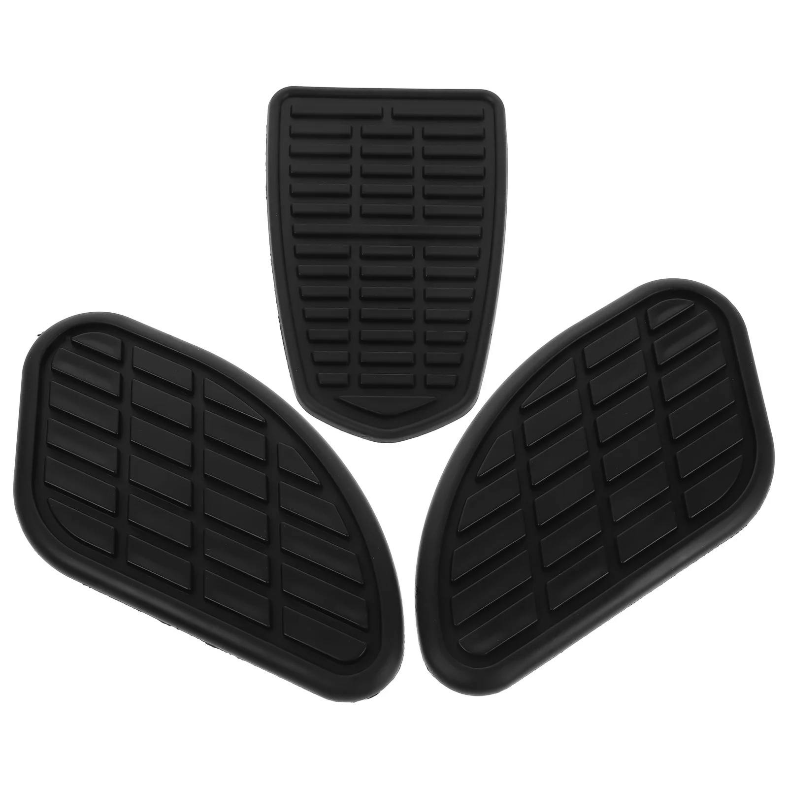 

1Set Motorcycle Tank Protector Rubber Retro Stickers Fuel Tank Pads Vintage Style Anti-Scratch Knee Grips Motorcycle Pads