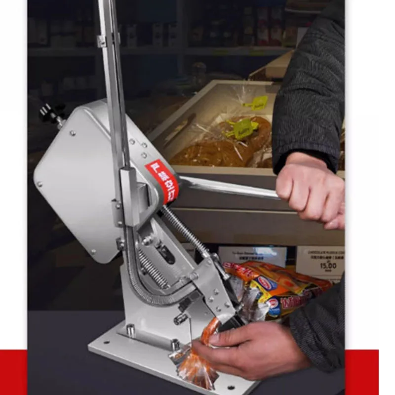 다기능 수동 버클 기계 슈퍼마켓 비닐봉투 햄 소시지 U자형 알루미늄 네일 기계