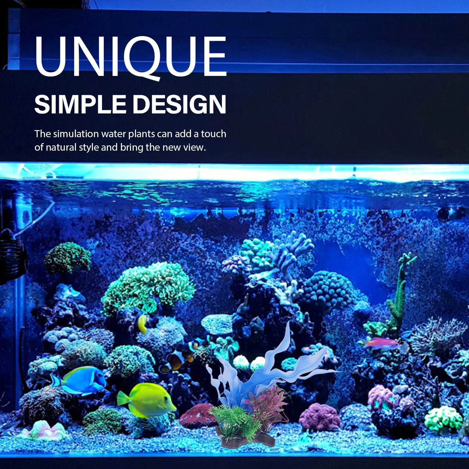 Premium Artificial Water Grass - огляд і ціна Aquarium Planted Tank Setup
