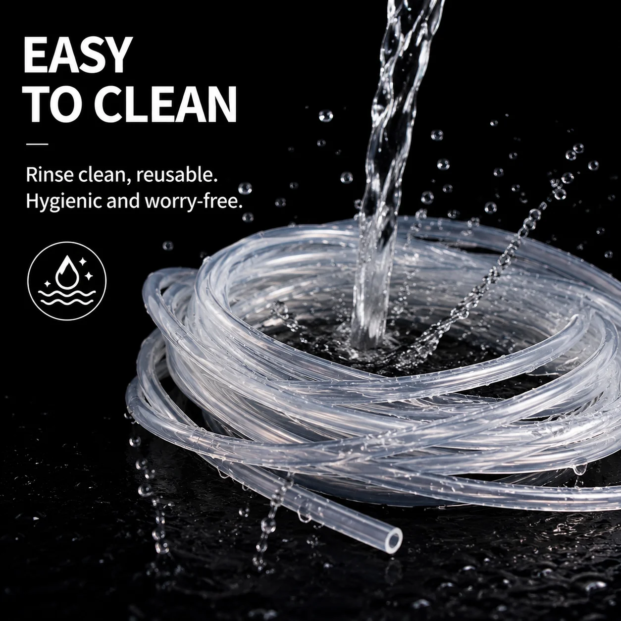 Food Grade Transparent Capillary Silicone Hose ID 0.3-4mm High Temp Resistant Nontoxic Silicone Tube Flexible Transport Hose