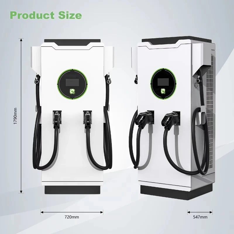 Tuv Certified Dual-gun DC Fast Ev Charging Piles CCS 1/CCS 2/GB/T 120kw 160kw 180kw OCPP Electric Vehicle Charging Station