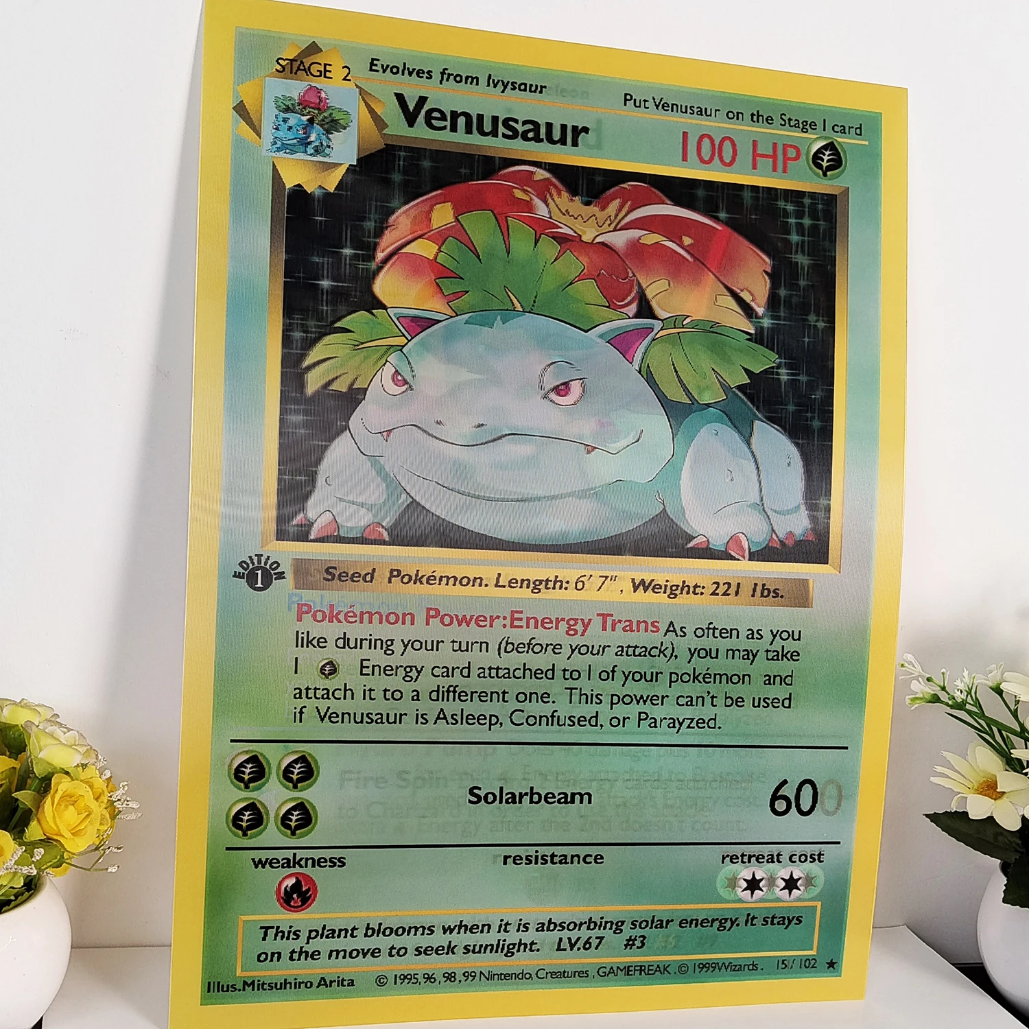 3d pokemon card poster 1st Edition Pokemon Cards 3D Lenticular Poster  Dimendrix