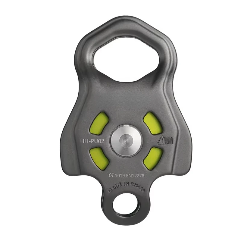 Serie de polea única reforzada para trabajo aéreo, cordel, escalada en roca, cruce, rescate, montañismo