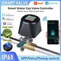 Tuya WiFi Smart Water Gas Valve Controller App Remote Control For Automatic Irrigation & Gas Safety Work With Alexa/Google Home