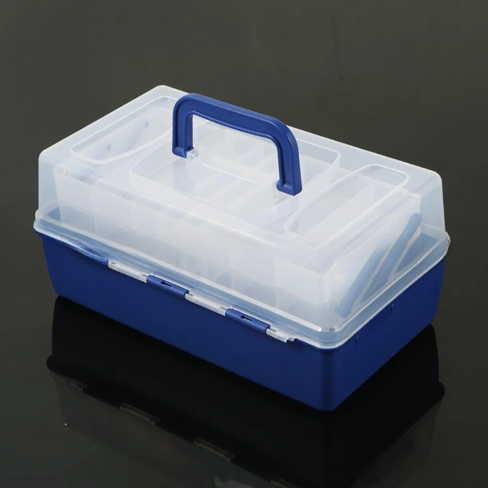 

For Fishing Lures Fishing Tackle Box For Fishing Trips Large Capacity Fishing Tackle Box Fishing Tool Adjustable Compartments