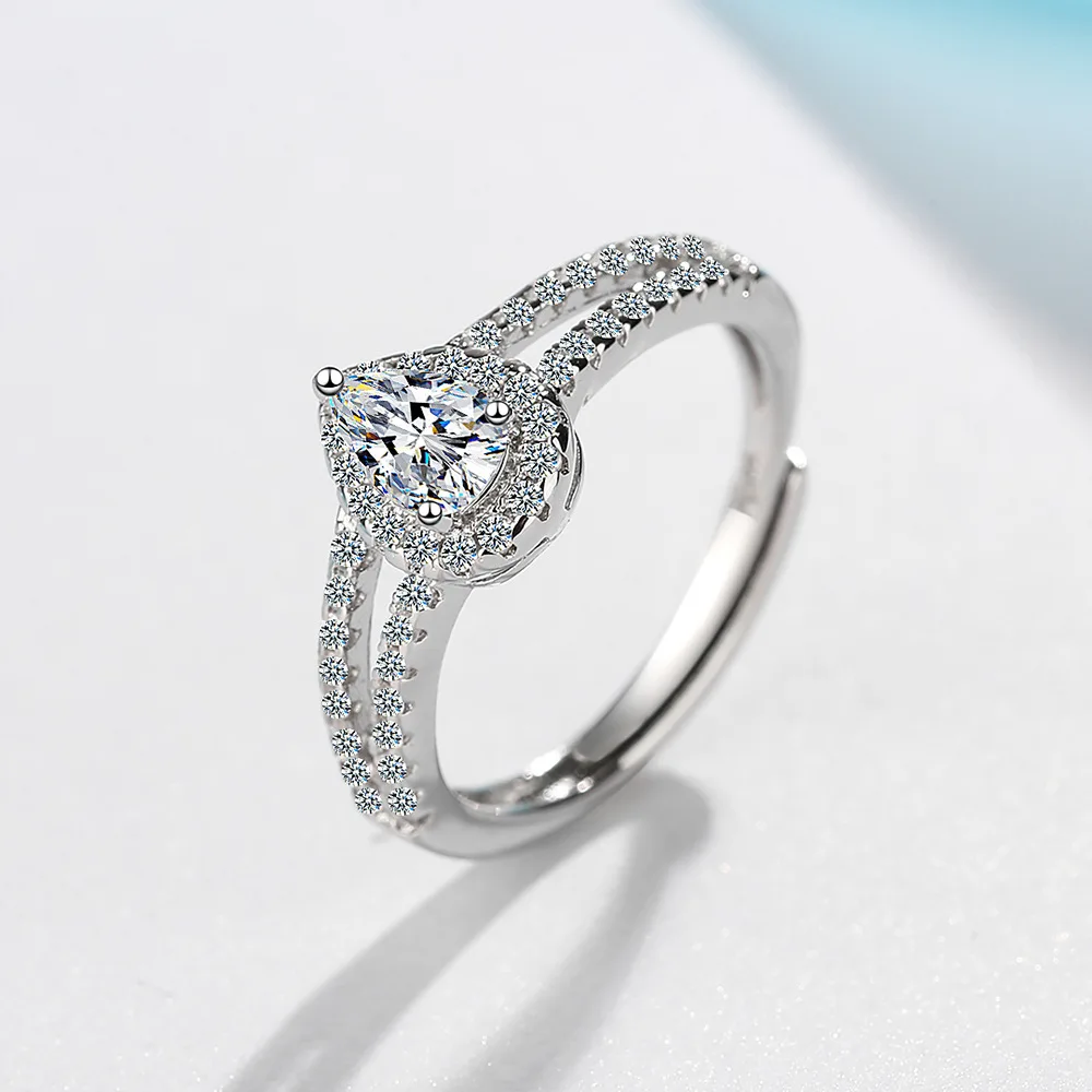 Unisex 925 Sterling Silver Adjustable Simplicity Fashion Ring