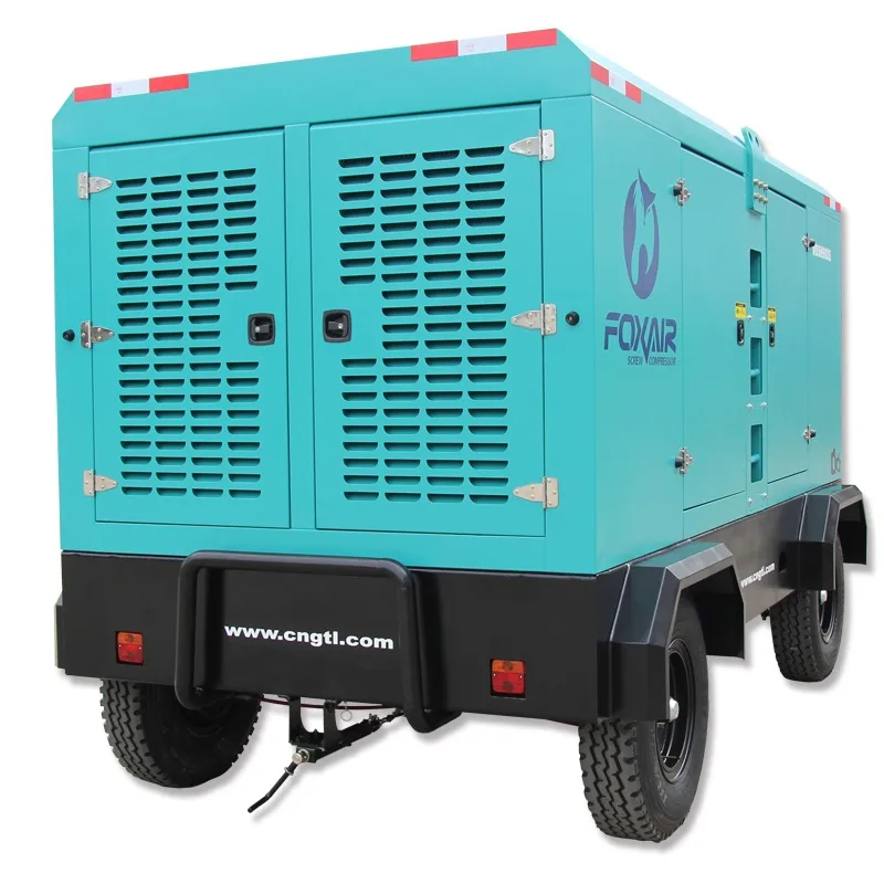 Gtl 900cfm 16bar 25m3 Driling Mining Portable Screw Mobile Diesel Air Compressor