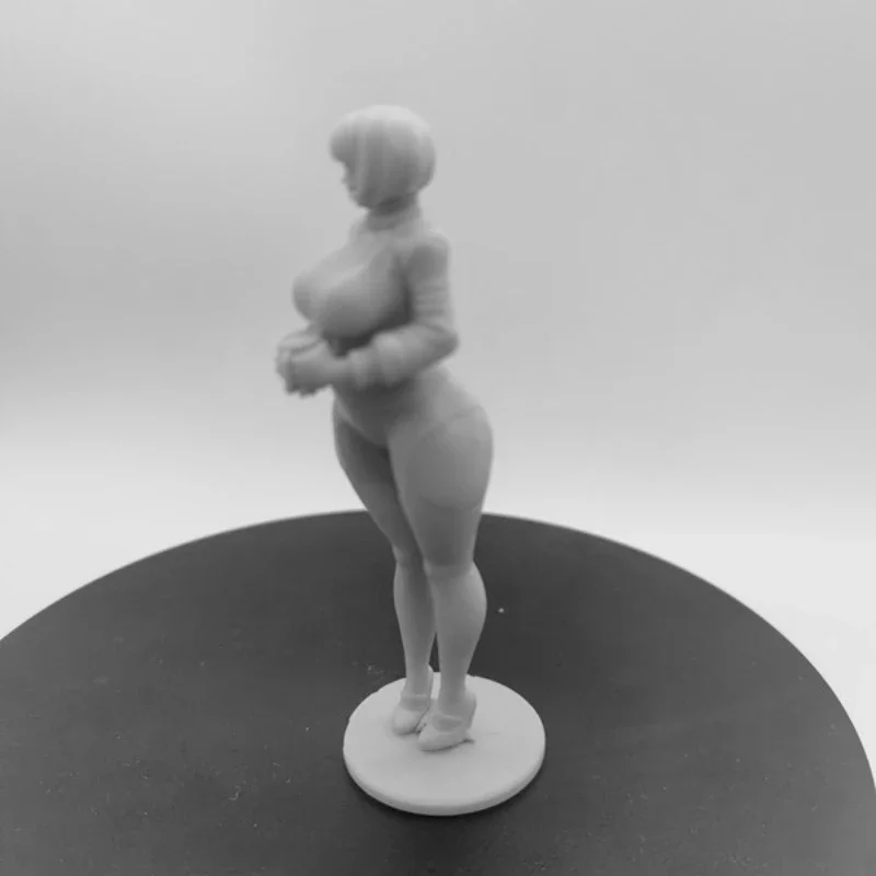 1/24 Scale 75mm Vertical Height Big Breasts and Fat Buttocks Resin Figure Assemble Model Kit Unassembled Unpainted Figurines Toy