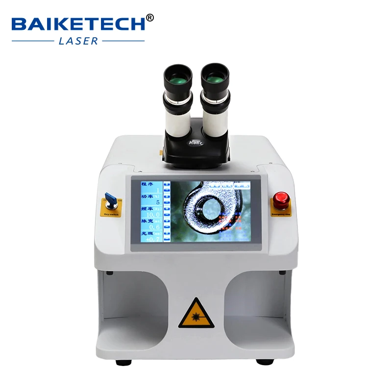 Laser Spot Welding Machine for Jewelry Repair, CCD Visual Gold Silver Necklace Precision Welder