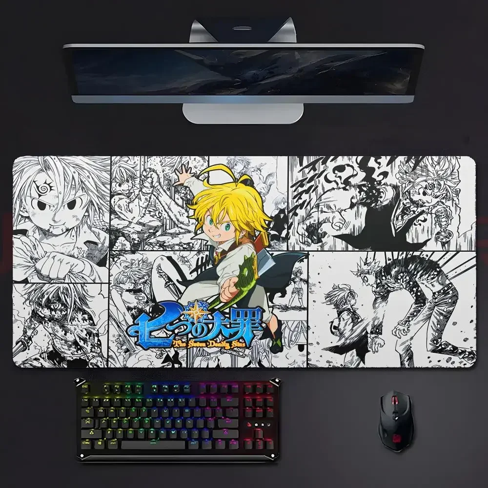 The Seven Deadly Sins Anime Mouse Pad Large Gaming Mousepad Non Slip Desk Mat for PC