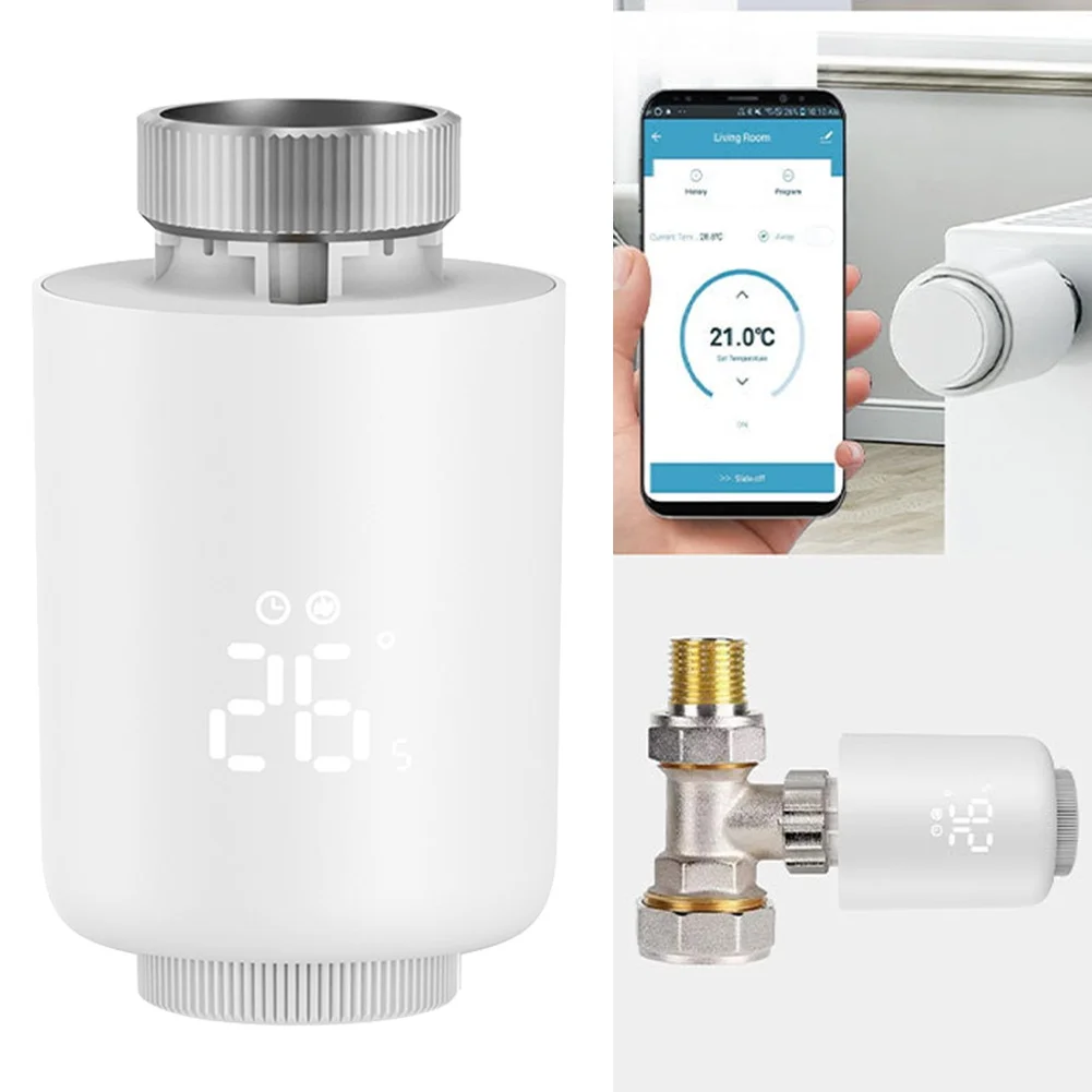Katup Radiator Pintar Pengontrol Radiator yang Dapat Diprogram Untuk Perangkat Rumah Pintar Katup Radiator Pintar yang Dapat Diprogram