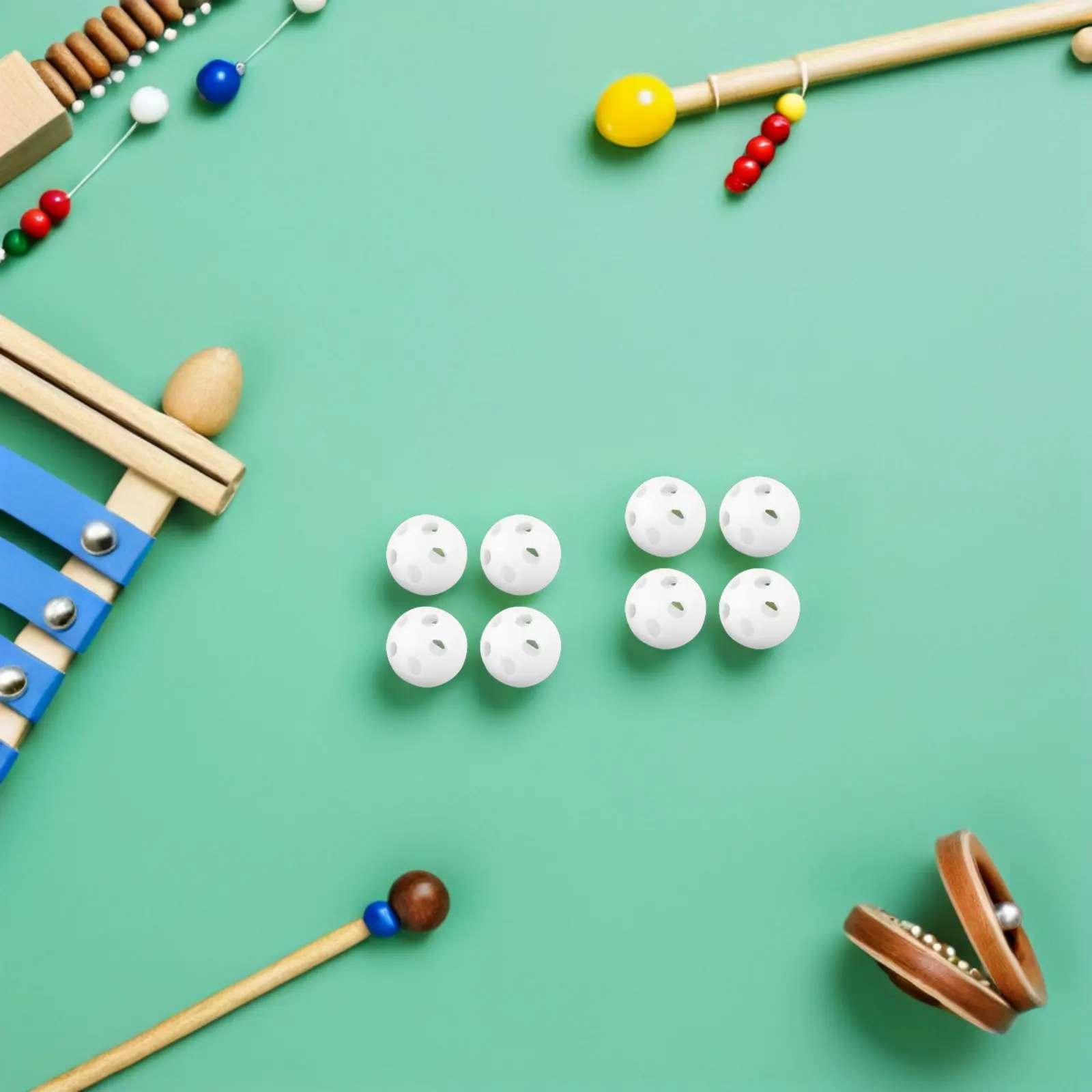 80 قطعة من أجراس اليد للحرف اليدوية، إضافات لصنع دمى الحيوانات وأجهزة صنع الضوضاء للأطفال