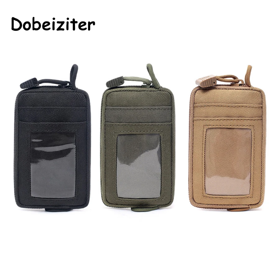 Wasserdichte Camping EDC Tasche Taktische Schlüssel Ändern Geldbörse Brieftasche Reise Kit Geldbörse Mit Karten Slots Pack Reißverschlüsse Taille Tasche – Detail 1