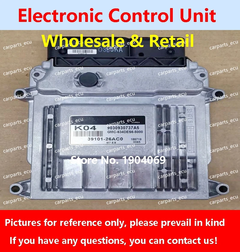 

3026 39110-02ED0 ECU 39110-02MK0 AD0 39130-26AD0 для Hyundai Elantra KIA Компьютерная плата двигателя автомобиля/M7.9.8 K04 39101-26AC0
