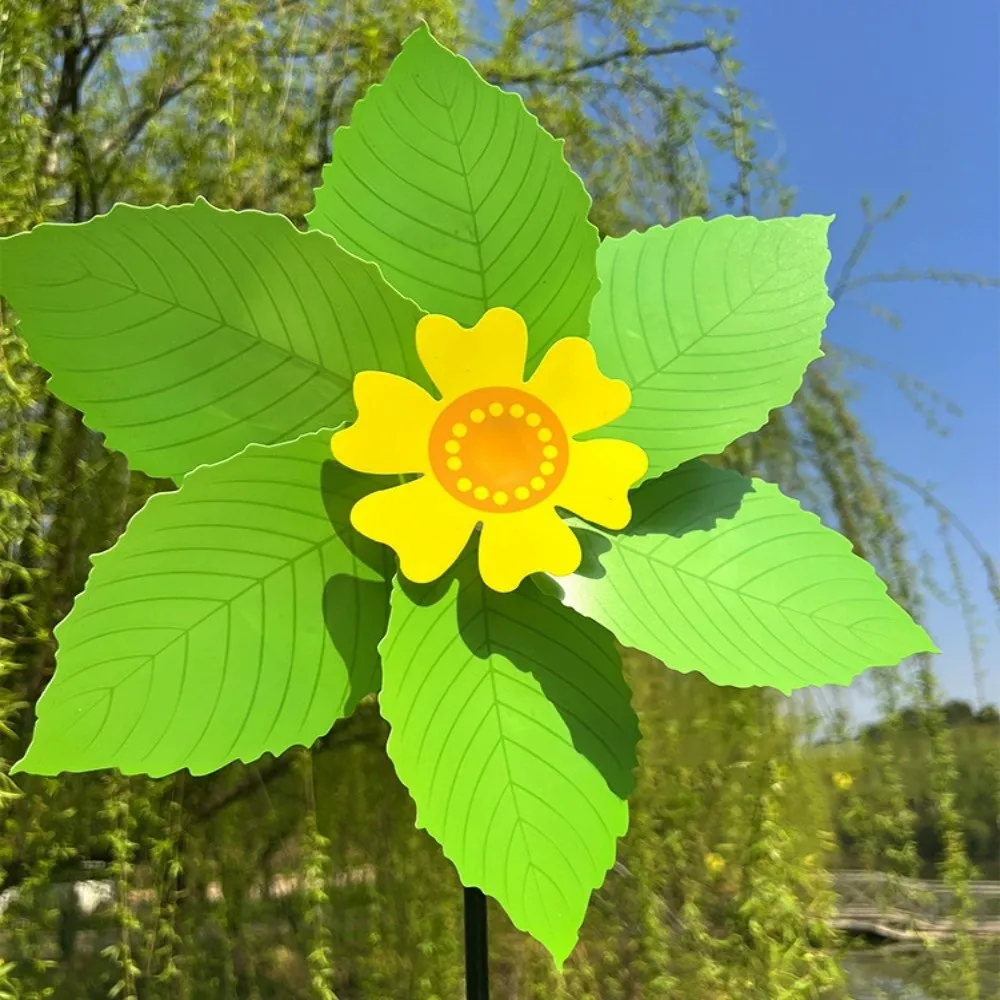 

Multistyles Cherry Blossom Windmill Colorful Cherry Blossom Standing Lawn Flower Pinwheel Picnic Decor PVC