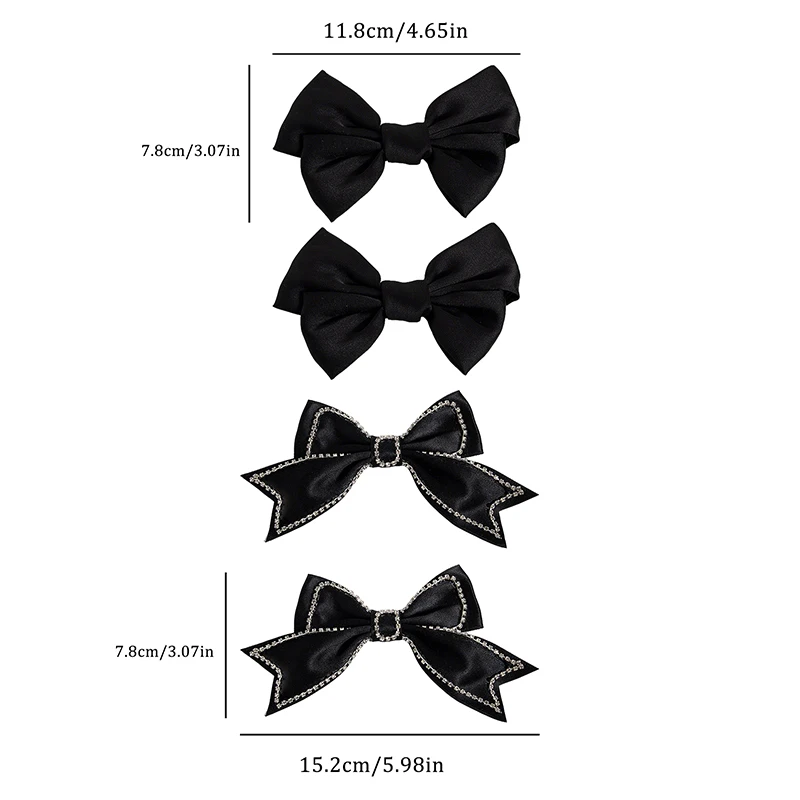 1 Paar Schleifen-Schuhcharms für Clogs, DIY Satin-Schleifen-Schuhdekorationen, abnehmbare Schuhornamente für Clogs und Sandalen – Detail 6