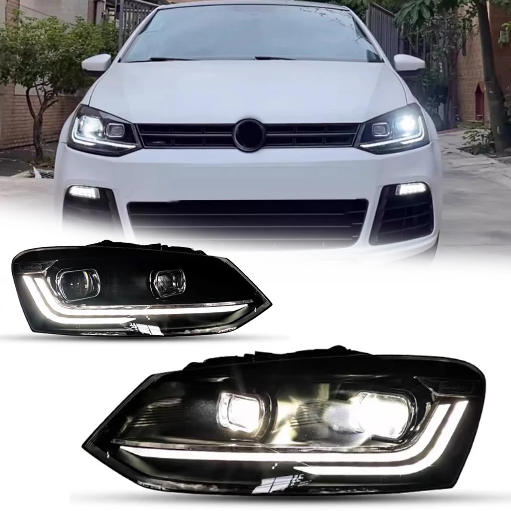 

Styling LED HeadLights For VW POLO 11-18 To 2023 Style Full Led DRL Car Head Lamp Assembly Signal Accessories Modified Lamp