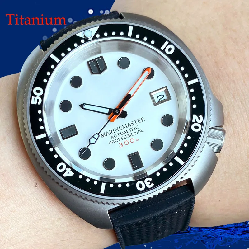 Tandorio 自動巻き時計 200m防水 チタン Tandorio 40mm Sandblast watch 200m Waterproof NH35 Field watch