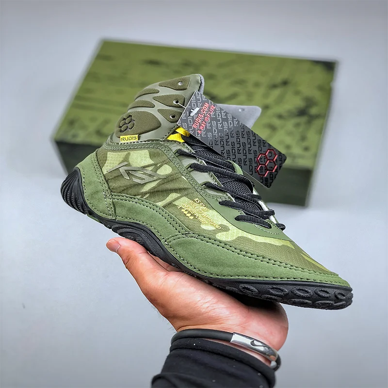 Men's and Women's Lightweight Wrestling Shoes Breathable Mesh Boxing Sneakers Men's Training Boxing Shoes Sneakers