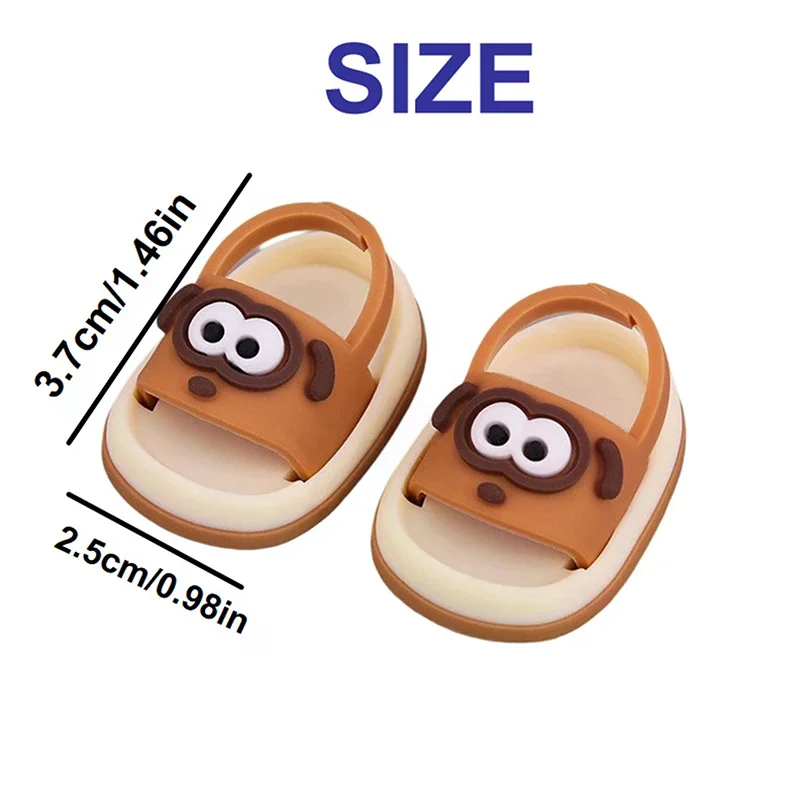 Chaussures de poupée 15/17cm, Mini chaussures en plastique pour poupées, Mini chaussures à doigts, accessoire de vêtements pour poupées de 6.9 pouces